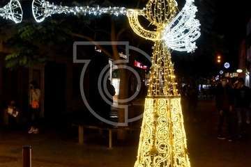 Telde se pone en modo navideño con el encendido de sus luces/Francisco Javier Santana.